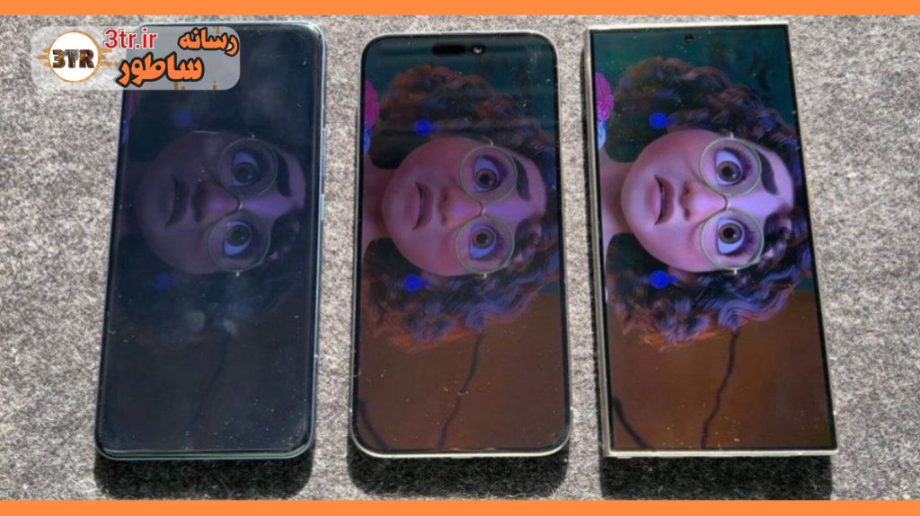 مقایسه صفحه نمایش سه پرچمدار