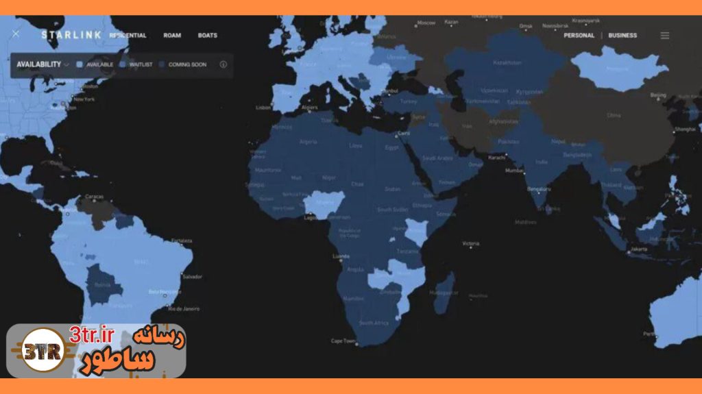 اینترنت ماهواره‌ای استارلینک در این کشورها قطع می‌شود