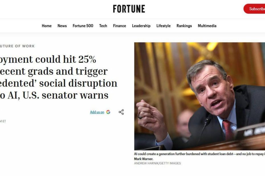 ۲۵ درصد بیکاری؛ هدیه ترسناک AI به فارغ‌التحصیلان جدید!