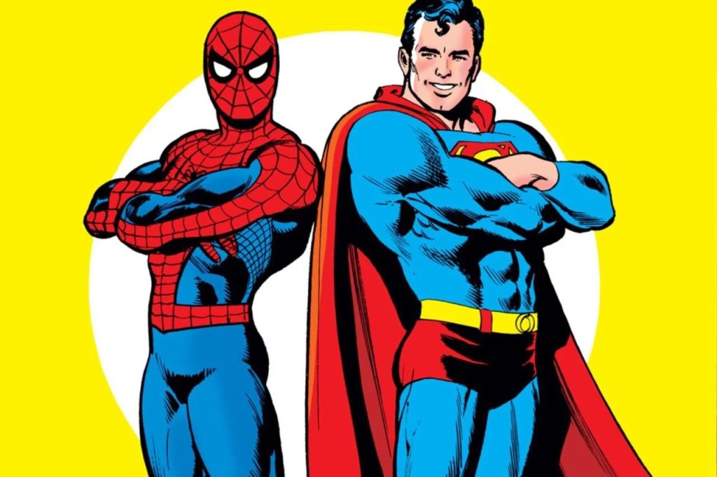 نخستین تصویر از کمیک مشترک سوپرمن و مرد عنکبوتی: